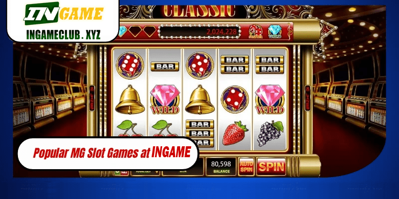 MG Slot on 777BET reels with symbols and bet controls